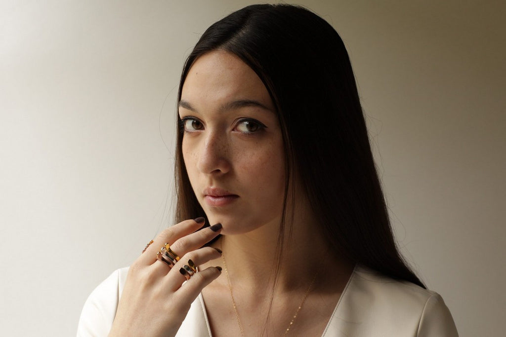 Celia de Flers 3 finger ring