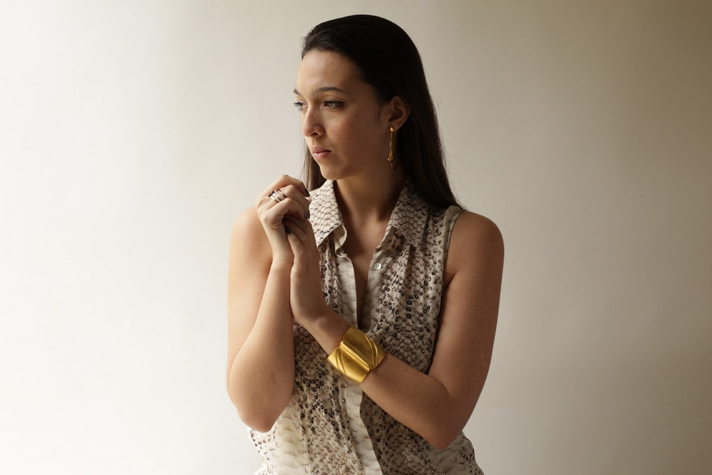 Celia de Flers Wishbone Large cuff