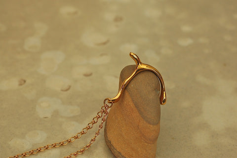 Celia de Flers Wishbone Pendant